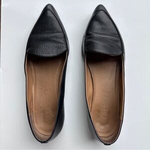 Everlane Black Leather Flats
